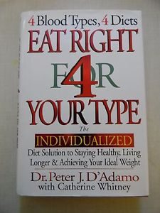 eating right for your type book cover