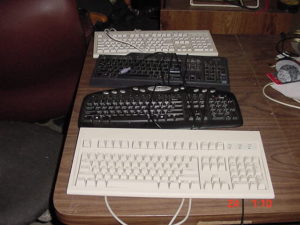 multiple keyboards image