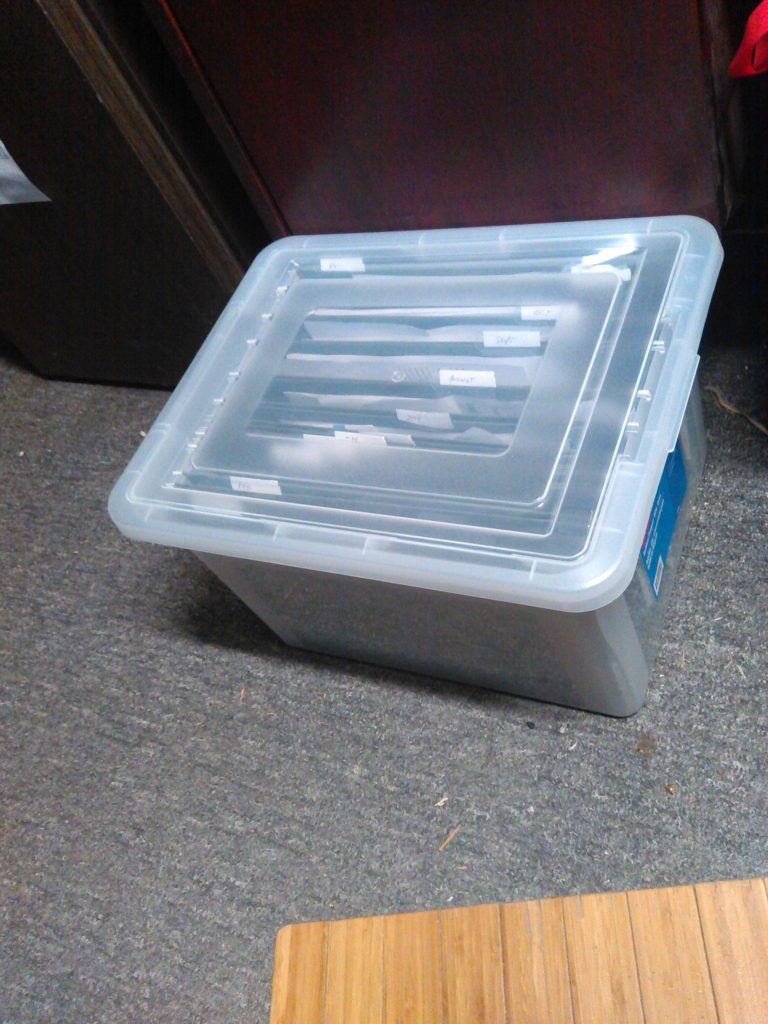 legal size file box