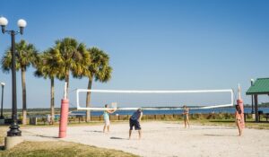 beach volleyball image