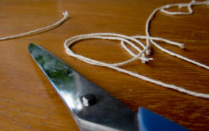 scissor cut string